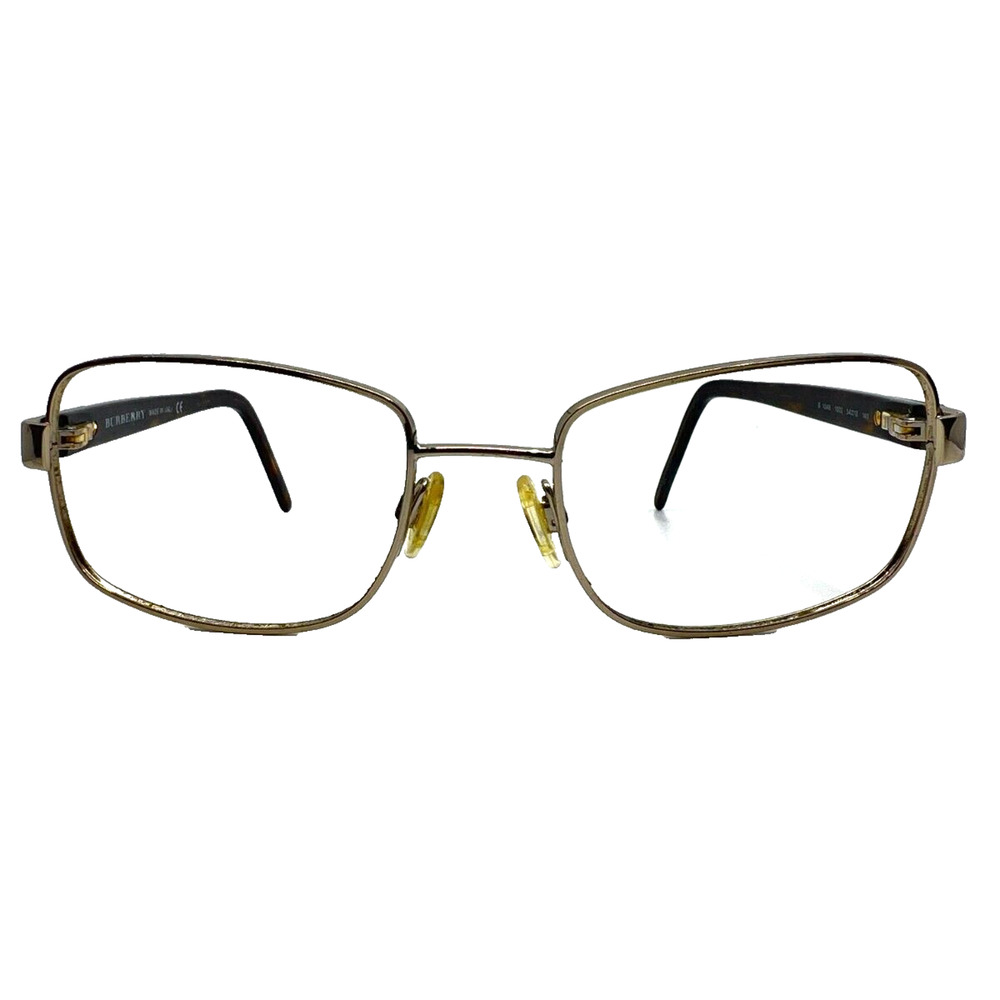 Burberry Eyeglasses B 1046 1012 Brown Square Frame Italy‎ 54-18-140 H8627